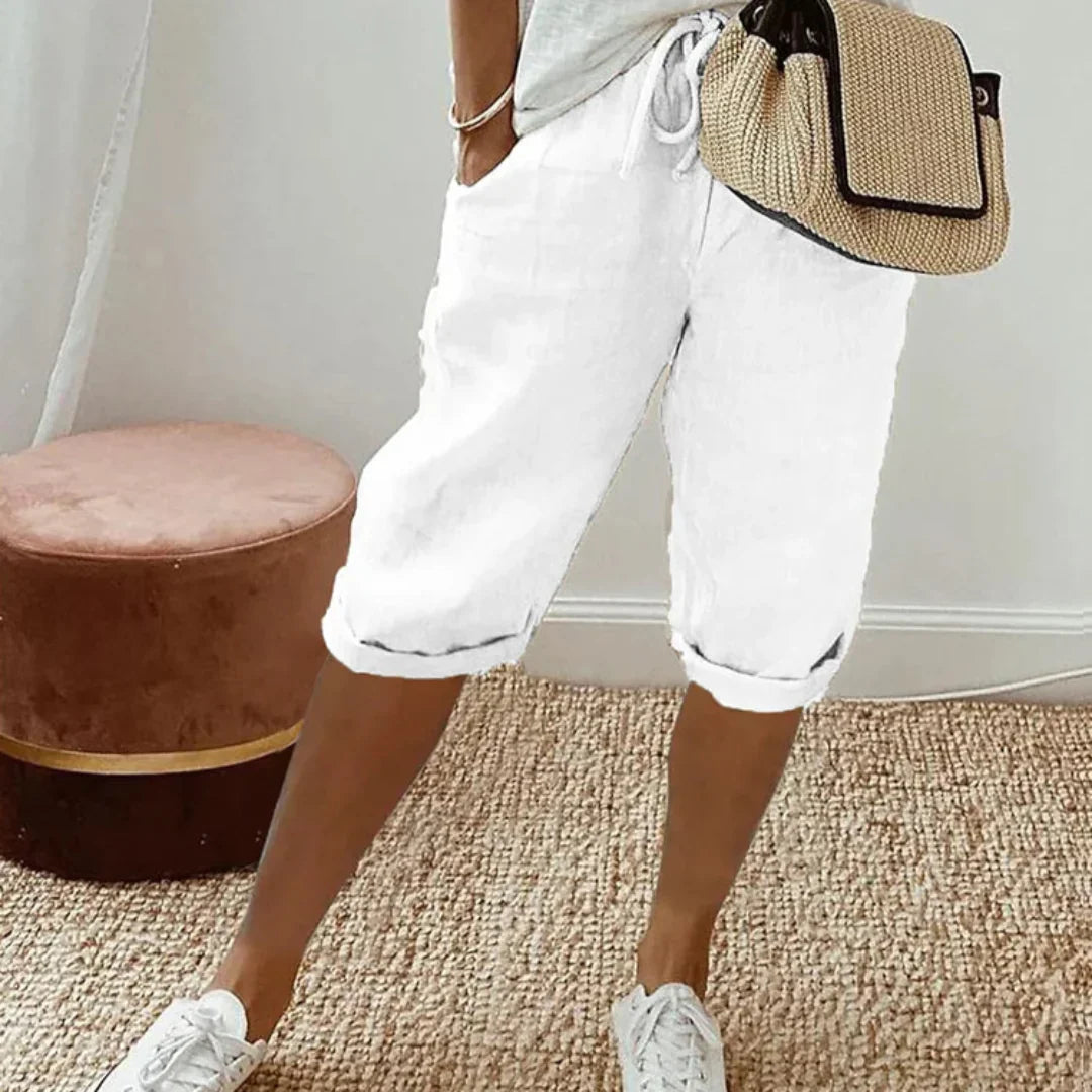 Eliorezia™ | Pantaloni corti casual in lino per donne